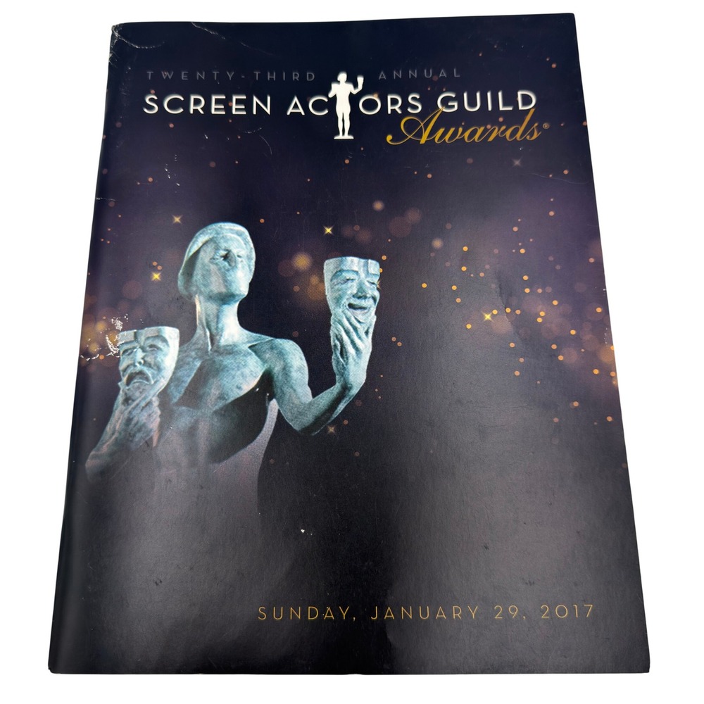 2017 Screen Actors Guild Awards 23rd Annual Official Program SAG Viola Davis
